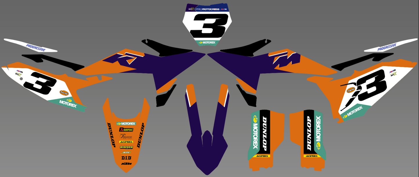 KTM Graphics Kit Factory Series