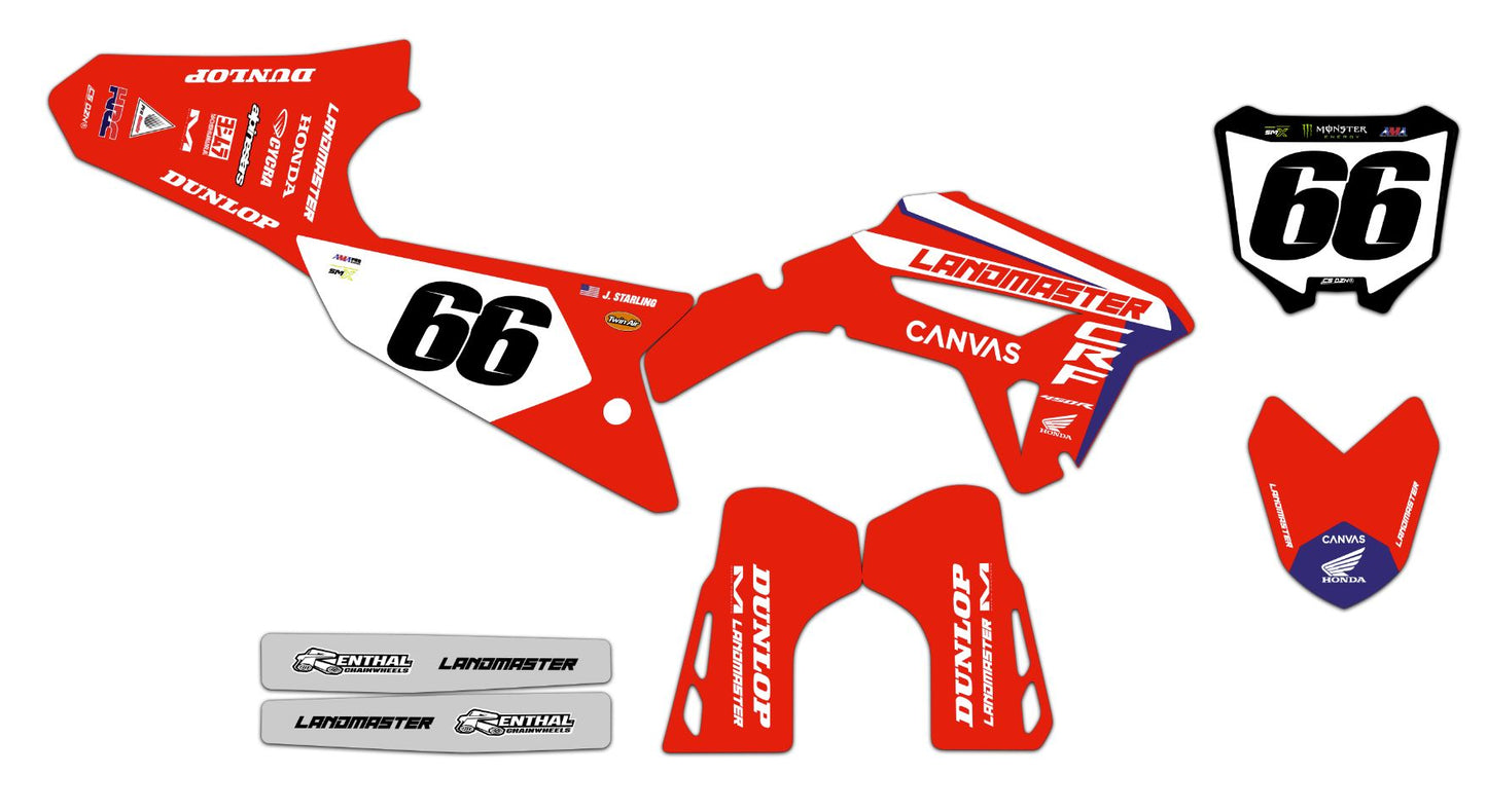 honda series 5 dirt bike graphics kit, honda series 5 graphics kit by csdzn, honda series 5 graphics kit, series 5 graphics kit for honda