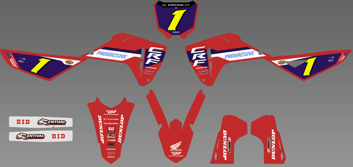 Honda Graphics Kit Factory Series 1