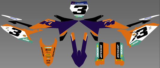 KTM Graphics Kit Factory Series