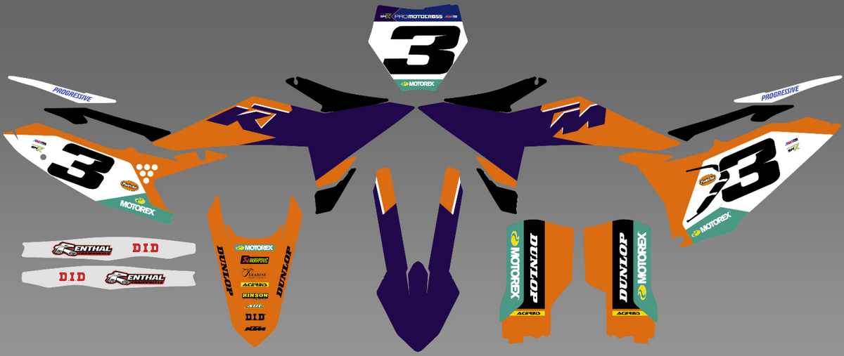 KTM Graphics Kit Factory Series