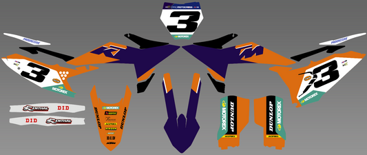 KTM Graphics Kit Factory Series