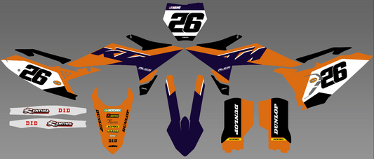 KTM Graphics Kit Factory Series