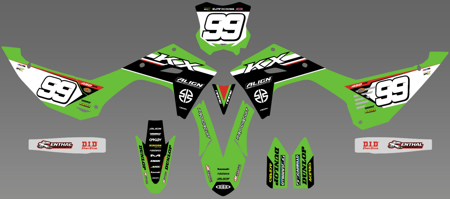 Kawasaki Graphics Kit Series 1